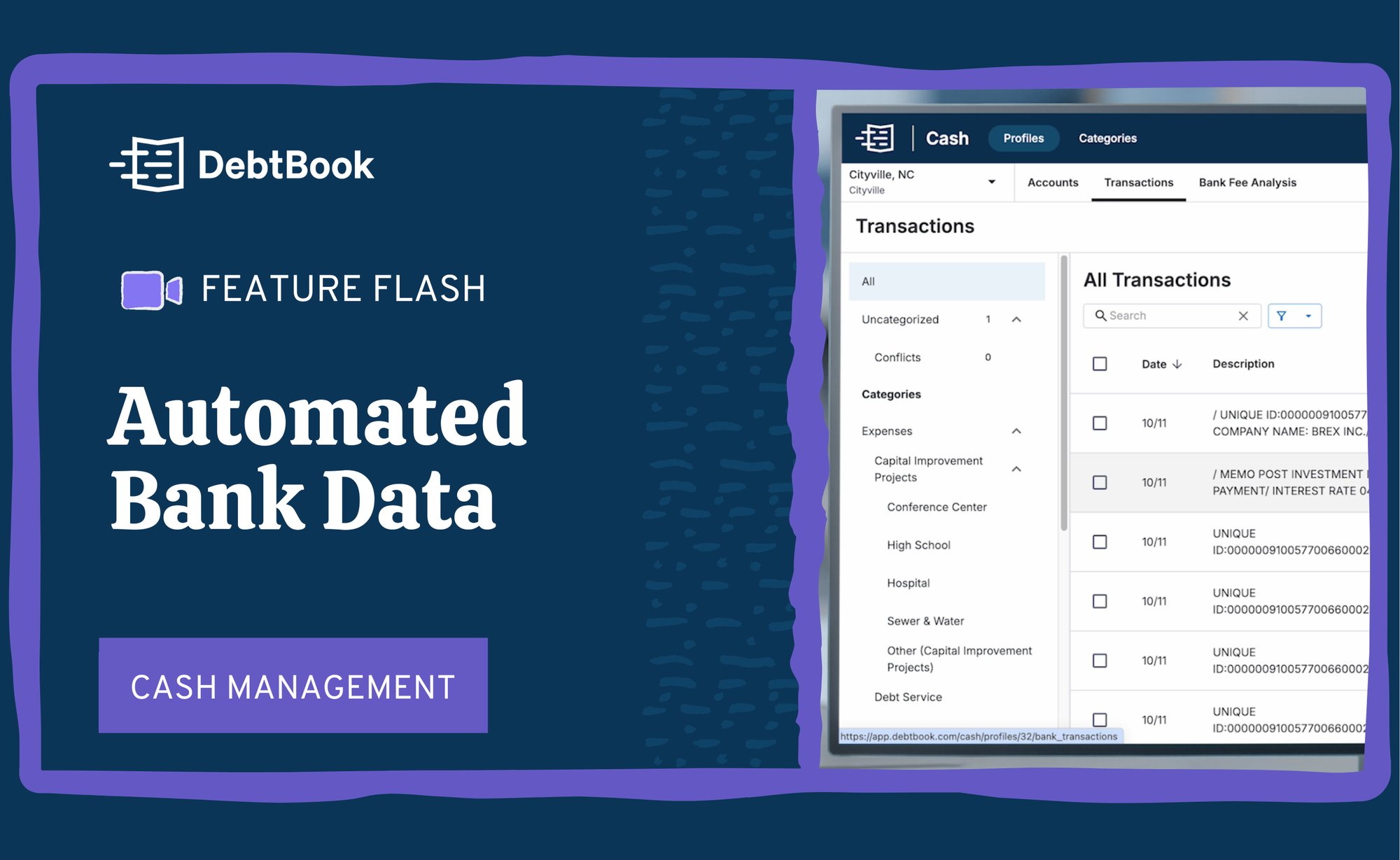 Feature Flash: Automated Bank Data