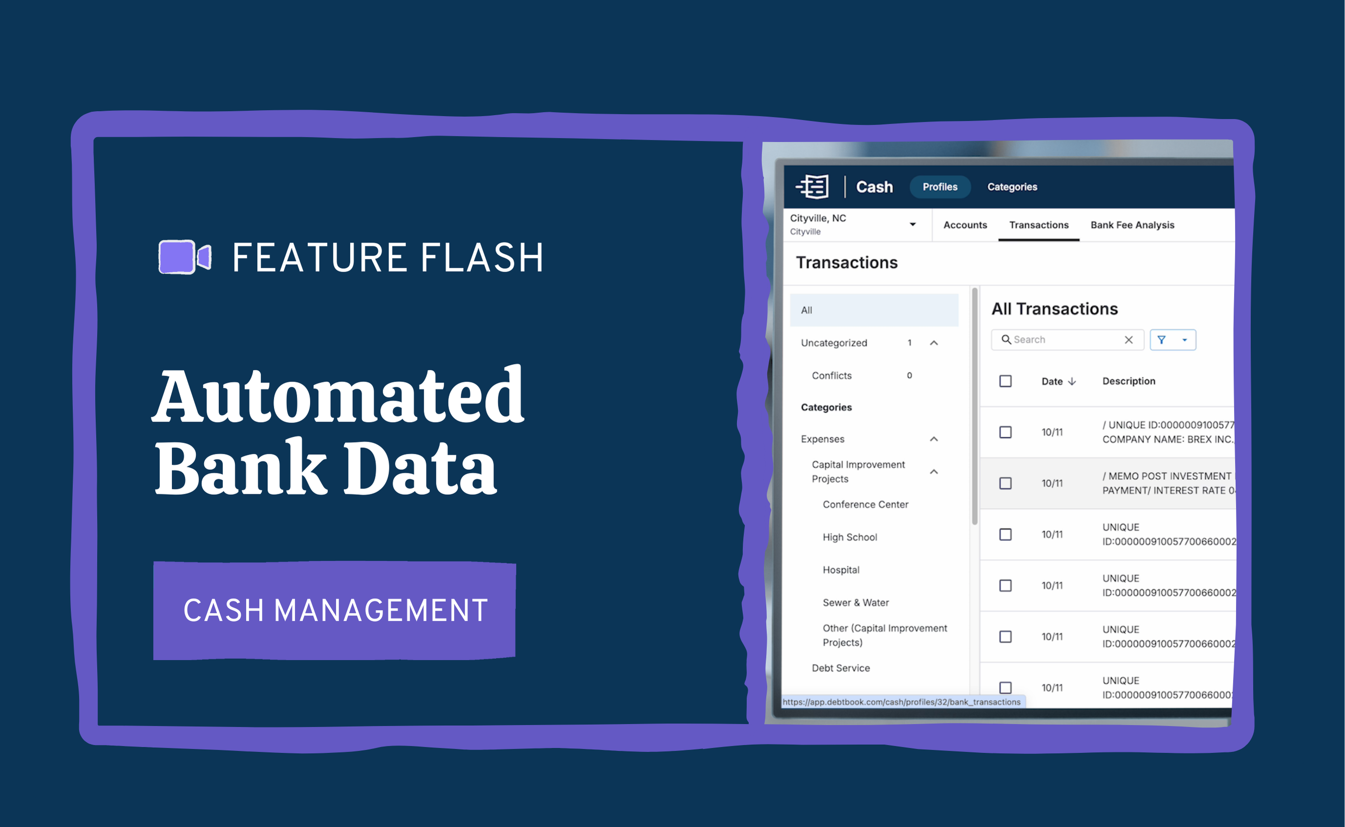 Feature Flash: Automated Bank Data