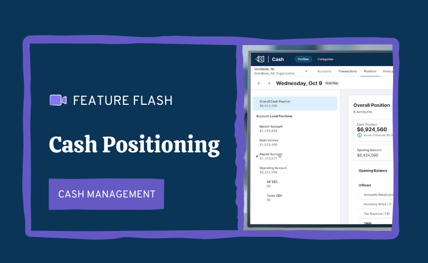 Feature Flash: Cash Positioning 