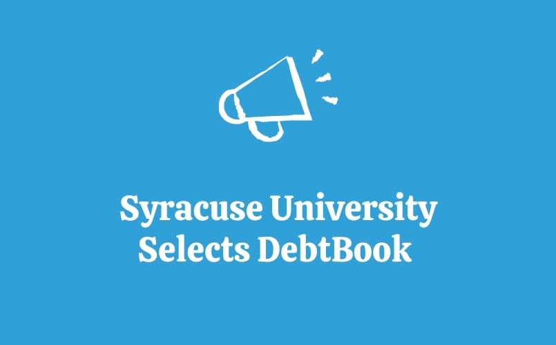 Syracuse University Selects DebtBook